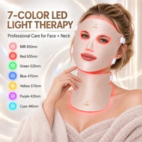 7 couleurs de photothérapie LED